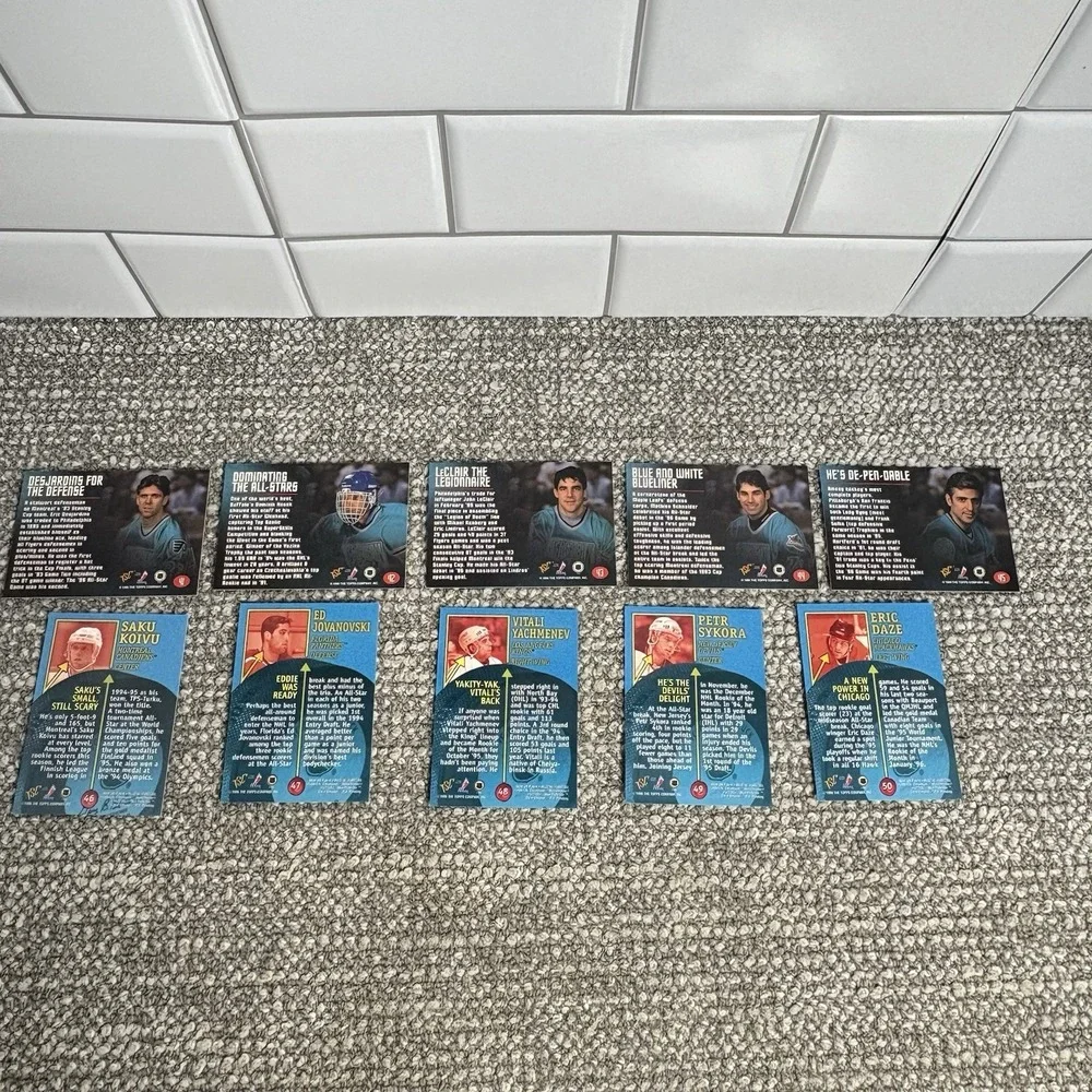 1995-96 Topps‎ Stadium Club Members Only Hockey 50 Card Set